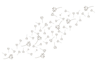 Dandelion Flower Logo Design Minimalist Template V18