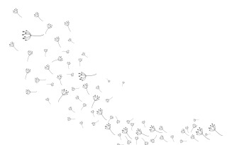 Dandelion Flower Logo Design Minimalist Template V21