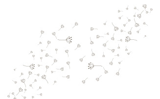 Dandelion Flower Logo Design Minimalist Template V25