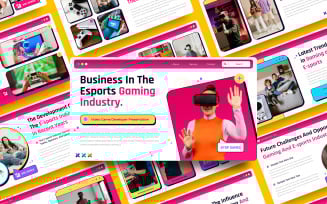 Video Game Developer PowerPoint Template