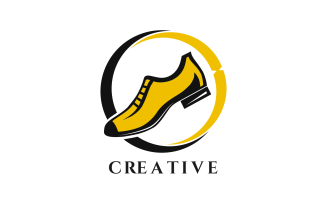 Elegant Stylish Men Shoe Logo