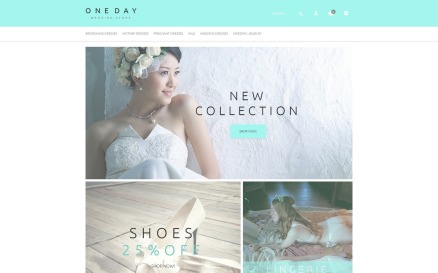 Bridal Shopping OpenCart Template