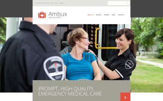 Ambulance Services Website Template