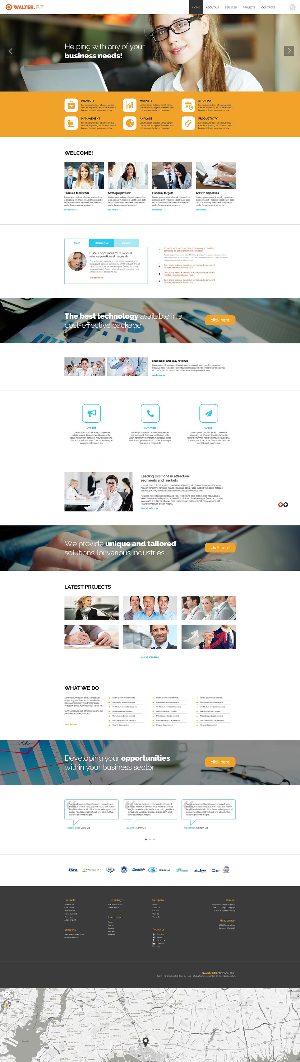 Business Responsive Website Template New Screenshots BIG