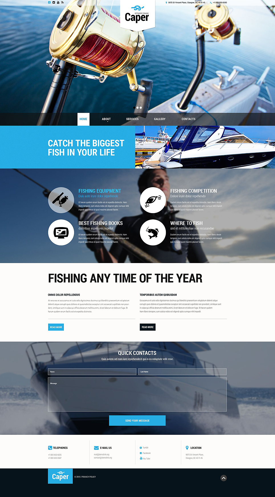 Caper Website Template New Screenshots BIG