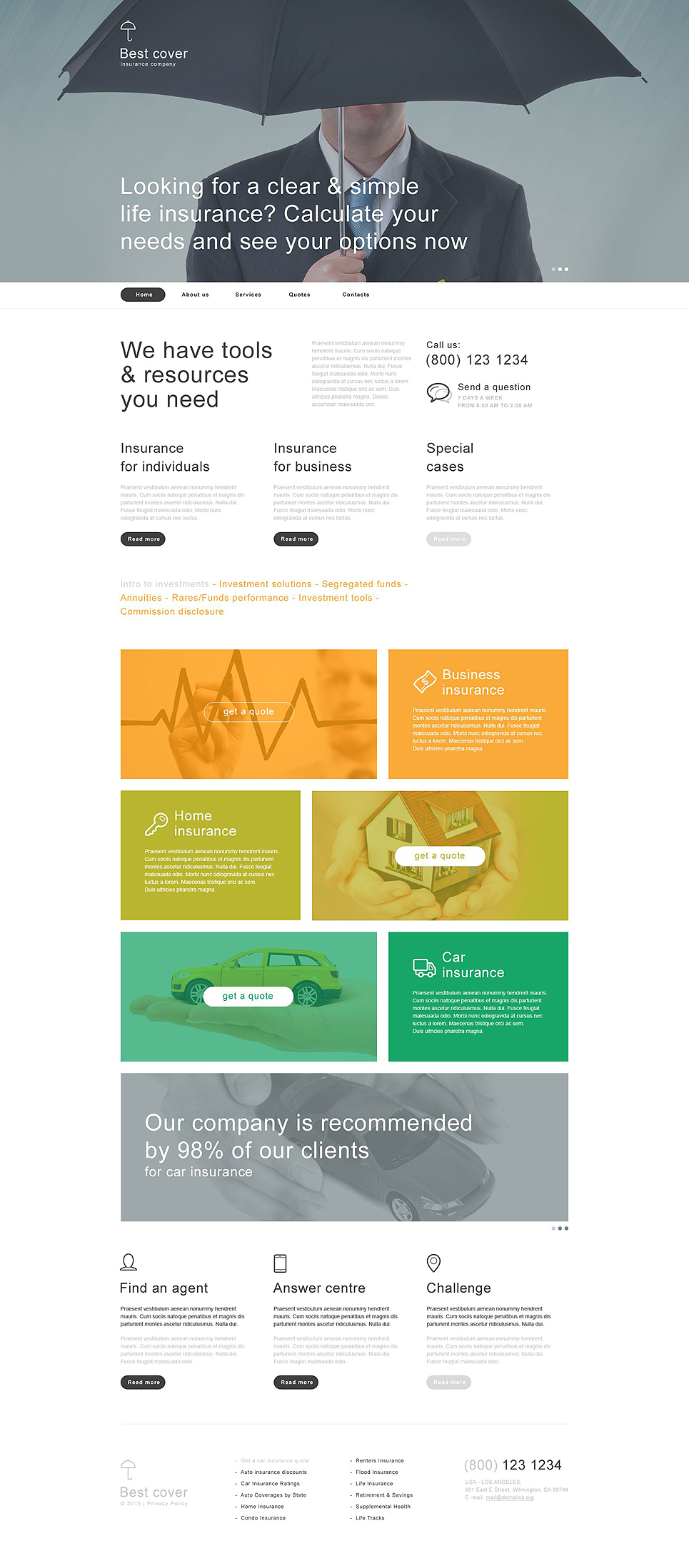 Insurance Muse Template New Screenshots BIG