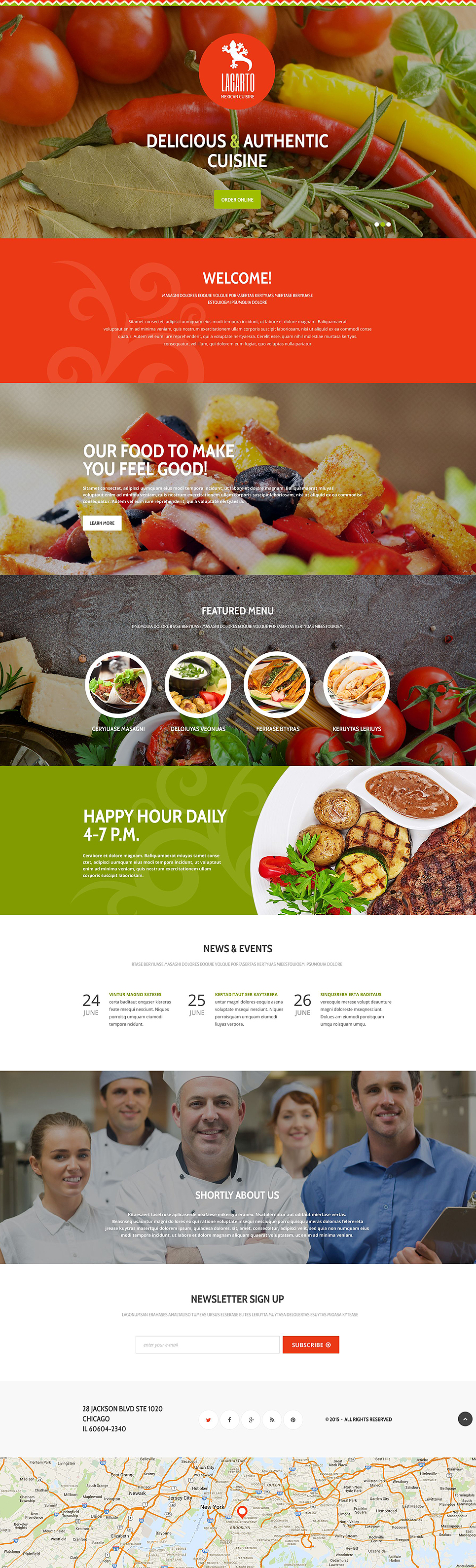 Mexican Restaurant Responsive Landing Page Template New Screenshots BIG