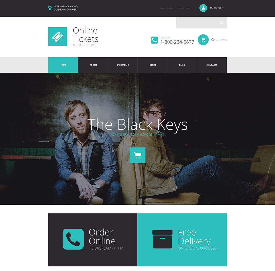 Online Tickets Store Bootstrap WooCommerce Theme Big Screenshot Online Tickets Store WooCommerce Theme New Screenshots BIG