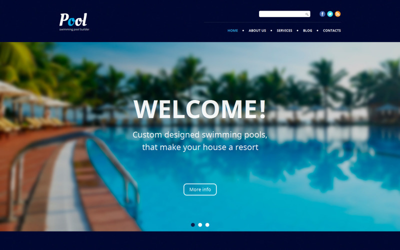 Pool Cleaning WordPress Theme