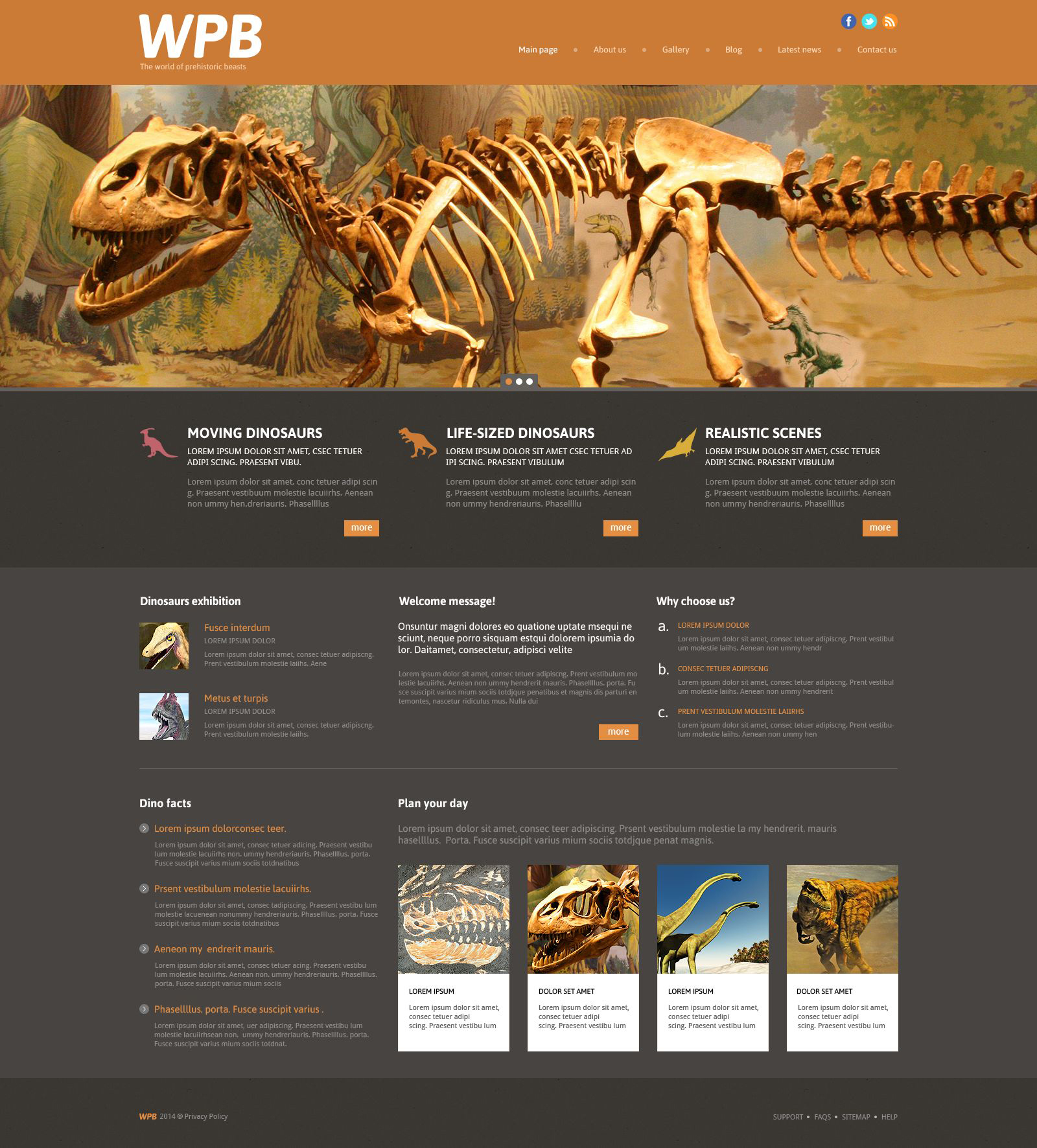 Responsives WordPress Theme für Vergnügungspark #53998