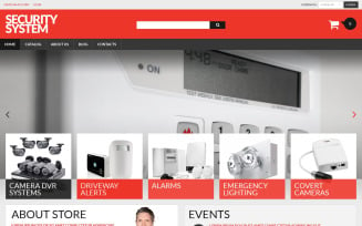 Security Products Store VirtueMart Template