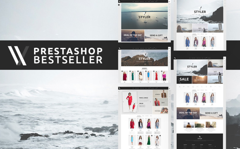 Styler Bootstrap PrestaShop Template Big Screenshot Styler PrestaShop Theme Big Screenshot