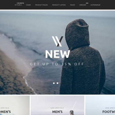 Красота и мода Bootstrap prestashop шаблон #53967