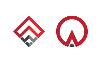 A Letter Logo Business Concept design Template v3.1