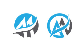 A Letter Logo Business Concept design Template v3.2