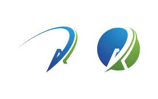 A Letter Logo Business Concept design Template v3.3