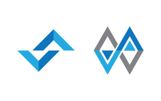 A Letter Logo Business Concept design Template v3.5