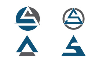 A Letter Logo Business Concept design Template v3.8