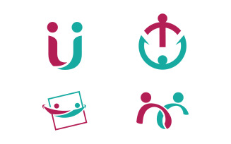 Adoption care community network and social logo design v3.10