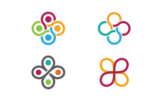 Adoption care community network and social logo design v3.14