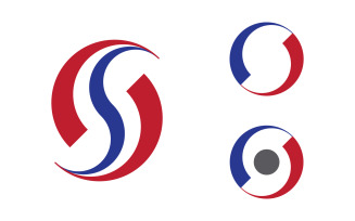 Business S letter logo design vector template v3.4