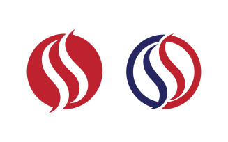 Business S letter logo design vector template v3.6