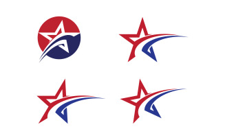 Star speed Concept Logo icon Illustration design template v3.11