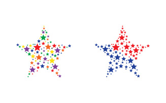 Star speed Concept Logo icon Illustration design template v3.9