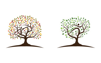 Tree leaf ecology nature Healthy vegan concept element v3.5