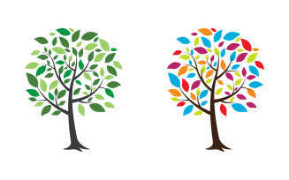 Tree leaf ecology nature Healthy vegan concept element v3.7