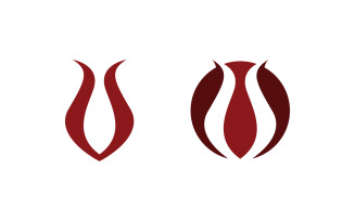 V Letter icon Business Logo Template design illustration v3.3