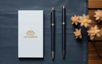 White Paper logo mockup for branding
