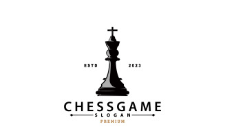 Chess Game Logo Chess Piece Design V8