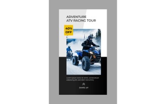 Instagram Stories Adventure ATV Racing Tour