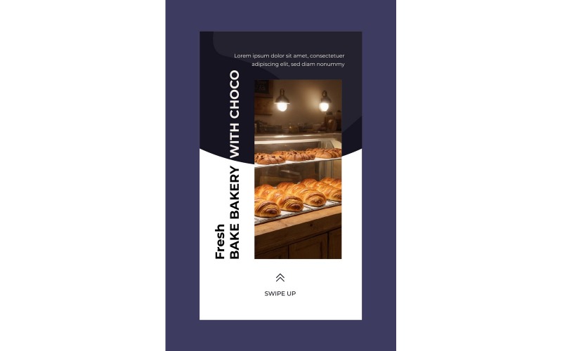 Instagram Stories Bakery With Choco Social Media