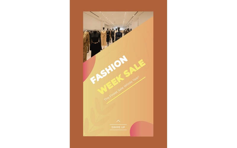 Instagram Stories Fashion Week Sale Social Media