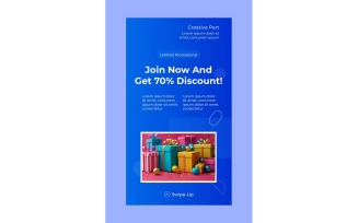 Instagram Stories Join Now and Get Discount