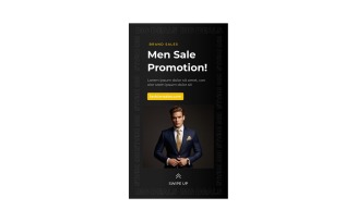 Instagram Stories Men Sale Promotion