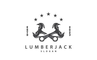 Axe Logo Simple Design Illustration Symbol V6