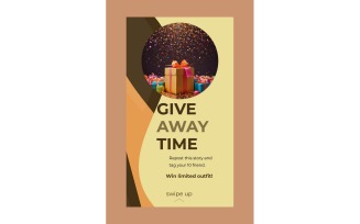 Instagram Stories Give Away Time