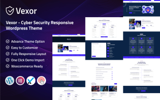 Vexor - Cyber Security Responsive Wordpress Theme