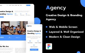 Agency – Creative Agency Landing Page (Figma)