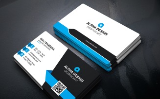 Clean Corporate Business Card Design Template