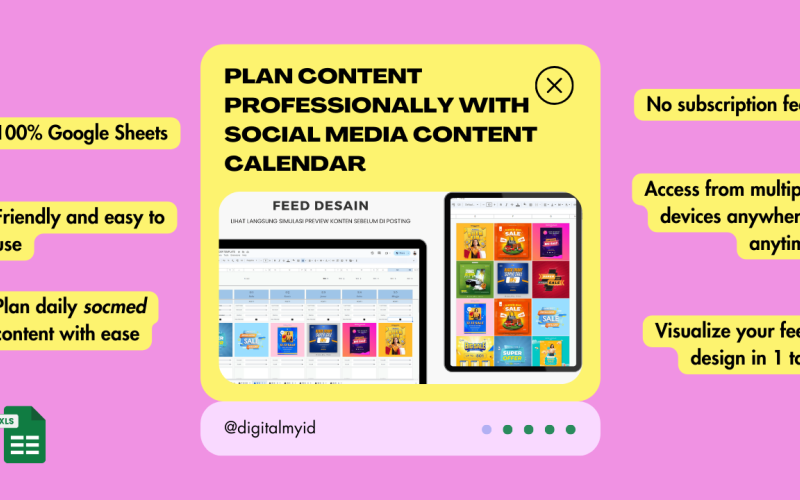 Content Marketing Calendar - Ready-to-Use Google Sheets for Effective Social Media Planning 📝🎥⏰