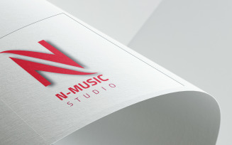 Minimal N Fashion Business Logo Design Concept For Style and Font