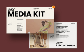 Oxry Media Kit Presentation Template