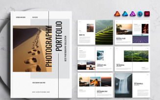 Photography Portfolio Template for MS Word, InDesign, Affinity Suites