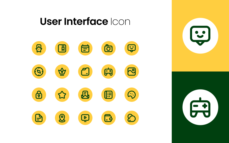 User Interface Circle Icon Icon Set