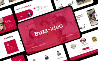 Buzz - Business Pitch Deck Powerpoint Presentation