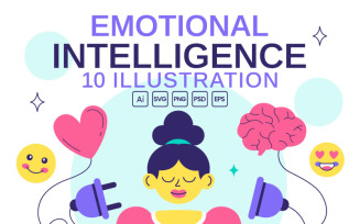 10 Emotional Intelligence Illustration